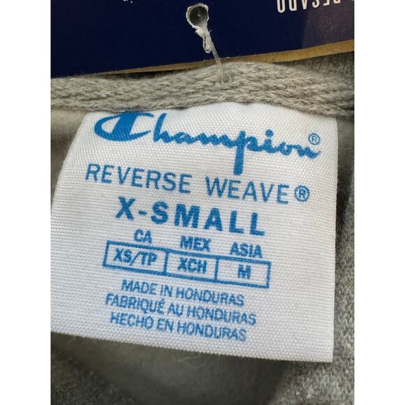 New ~ CHAMPION ~ Reverse Weave C Logo Pull Over Hoodie Size XS - Picture 9 of 10